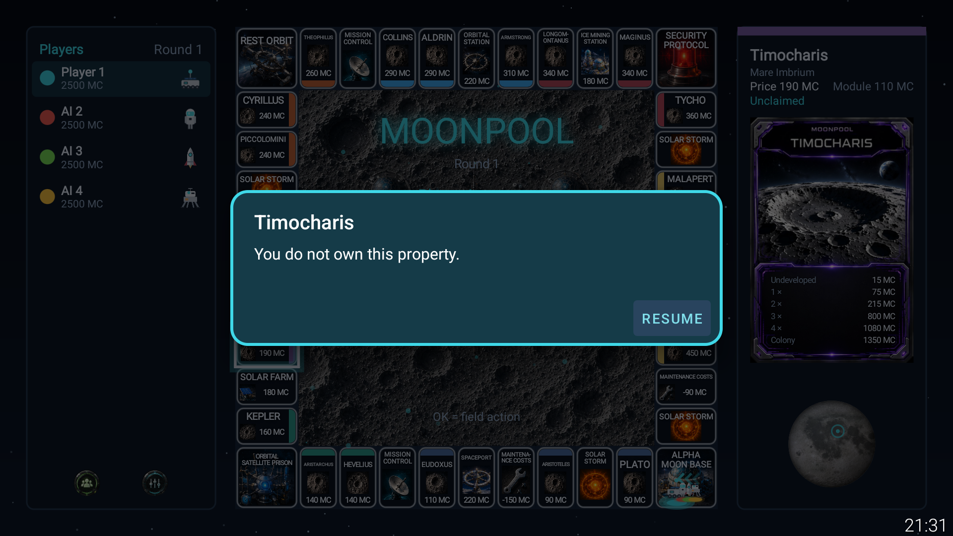 Player Customization Dialog